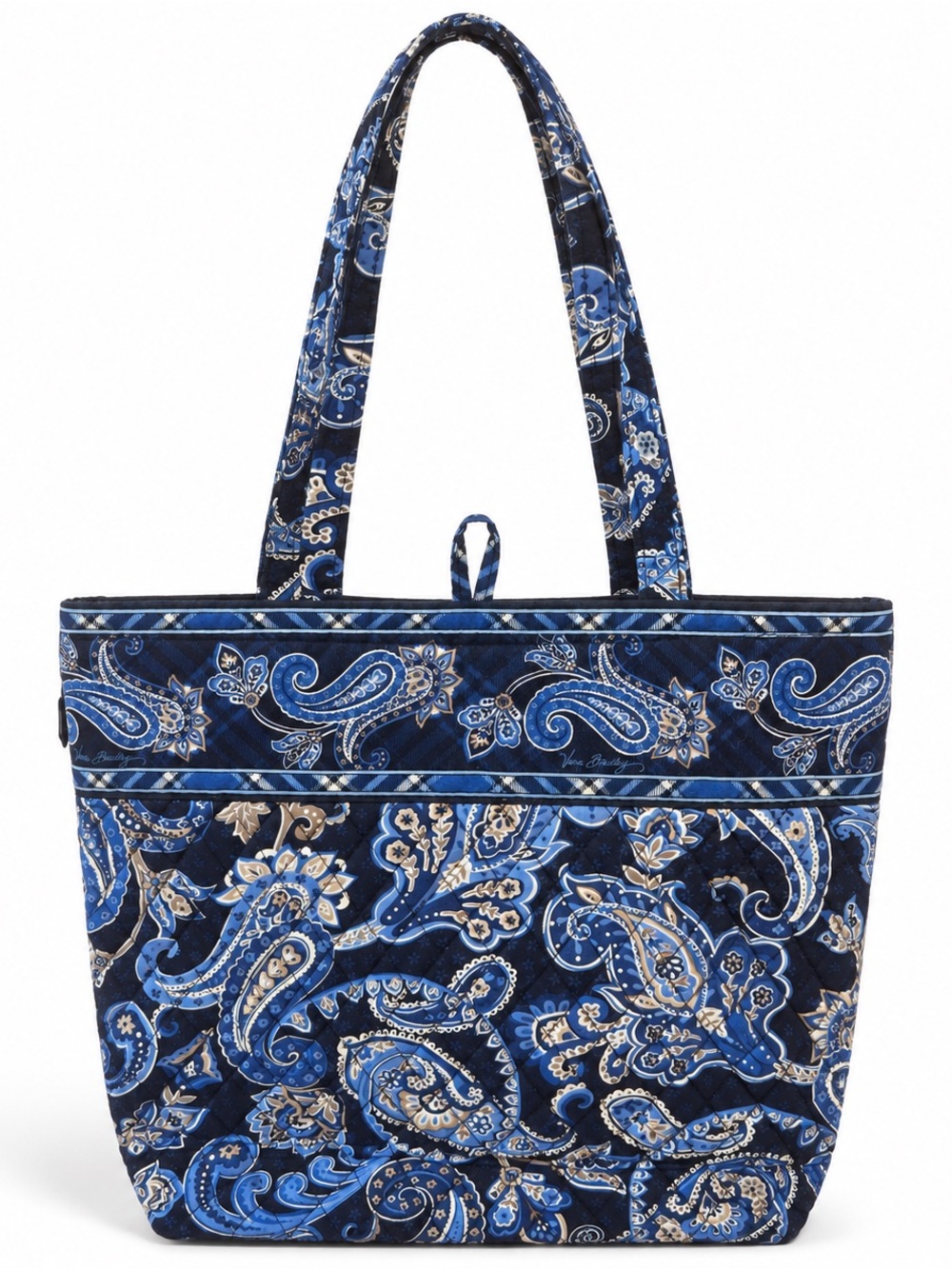 Vera Bradley Windsor Navy Tic Tac Tote Vintage Y2K Paisley Bag